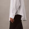 Camisa de viscosa holgada con botones Camisa de viscosa holgada con botones