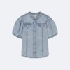 Camisa Denim con botones para niñas