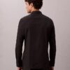 Camisa entallada elástica con botones