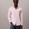 Camisa entallada elástica con botones