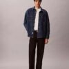 Camisa oversize de Denim con Monogram integral estilo años 90 Camisa oversize de Denim con Monogram integral estilo años 90