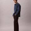 Camisa oversize de Denim con Monogram integral estilo años 90 Camisa oversize de Denim con Monogram integral estilo años 90