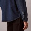 Camisa oversize de Denim con Monogram integral estilo años 90 Camisa oversize de Denim con Monogram integral estilo años 90