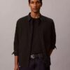 Camisa oversize de sarga lavada Camisa oversize de sarga lavada