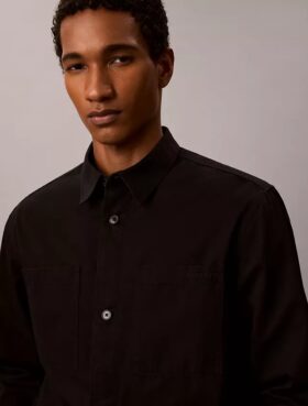 Camisa oversize de sarga lavada