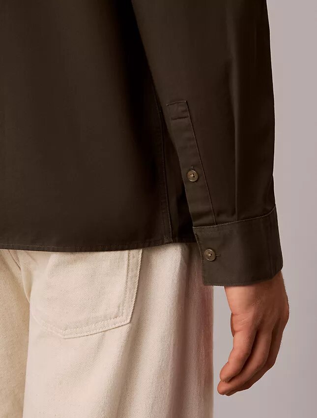 Camisa oversize de sarga lavada Camisa oversize de sarga lavada