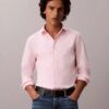 Camisa slim de algodón elástico Supima Camisa slim de algodón elástico Supima