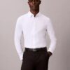 Camisa slim de algodón elástico Supima Camisa slim de algodón elástico Supima