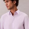 Camisa slim de algodón elástico Supima