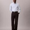 Camisa slim de algodón elástico Supima