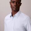 Camisa slim de algodón elástico Supima
