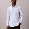 Camisa slim de algodón elástico Supima