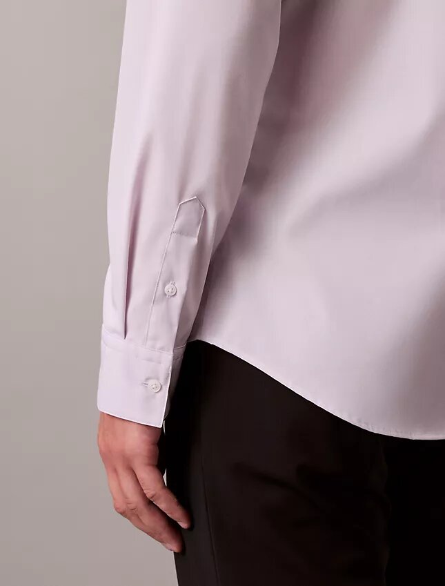 Camisa slim de algodón elástico Supima Camisa slim de algodón elástico Supima