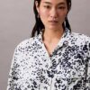 Camisa Utility Shirt holgada estampada con botones Camisa Utility Shirt holgada estampada con botones