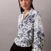 Camisa Utility Shirt holgada estampada con botones Camisa Utility Shirt holgada estampada con botones