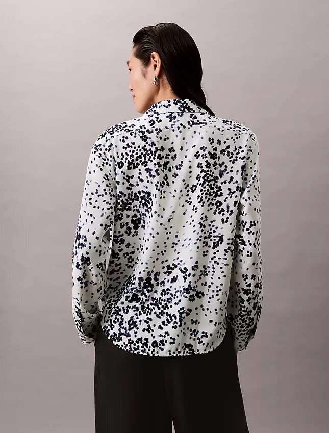 Camisa Utility Shirt holgada estampada con botones Camisa Utility Shirt holgada estampada con botones