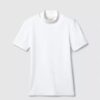 Camiseta ajustada con cuello redondo y aberturas Camiseta ajustada con cuello redondo y aberturas