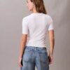 Camiseta ajustada con estampado gráfico del logotipo Monogram en Modal elástico Camiseta ajustada con estampado gráfico del logotipo Monogram en Modal elástico