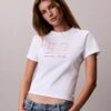 Camiseta ajustada con gráfico del logotipo Camiseta ajustada con gráfico del logotipo