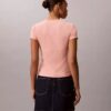 Camiseta ajustada con gráfico del logotipo Contour Rib