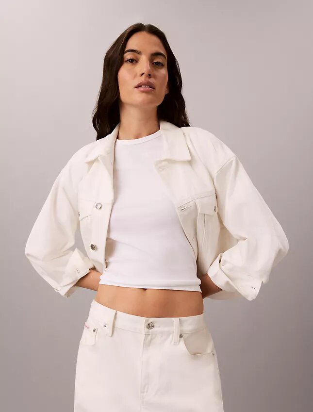 Camiseta ajustada con gráfico del logotipo Contour Rib Camiseta ajustada con gráfico del logotipo Contour Rib