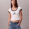 Camiseta ajustada con gráfico del logotipo Monogram Camiseta ajustada con gráfico del logotipo Monogram