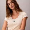 Camiseta ajustada con gráfico Monólogo Camiseta ajustada con gráfico Monólogo