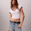 Camiseta ajustada con gráfico Monólogo