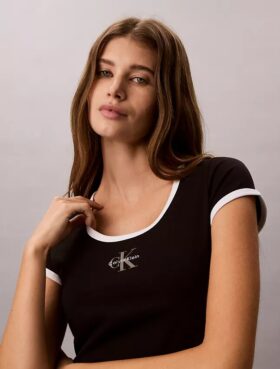 Camiseta ajustada con gráfico Monólogo