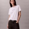 Camiseta ajustada con logotipo bordado Camiseta ajustada con logotipo bordado