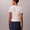 Camiseta ajustada con logotipo en relieve Camiseta ajustada con logotipo en relieve