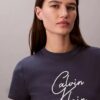 Camiseta ajustada con logotipo en relieve Camiseta ajustada con logotipo en relieve