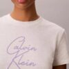 Camiseta ajustada con logotipo en relieve Camiseta ajustada con logotipo en relieve