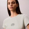 Camiseta ajustada de canalé con gráfico del logotipo Camiseta ajustada de canalé con gráfico del logotipo