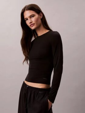 Camiseta ajustada de nailon elástico