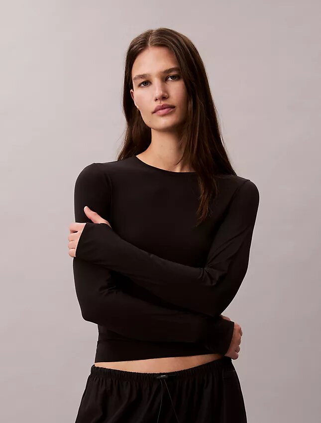 Camiseta ajustada de nailon elástico Camiseta ajustada de nailon elástico