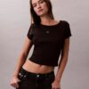 Camiseta ajustada Monologo tejida Camiseta ajustada Monologo tejida
