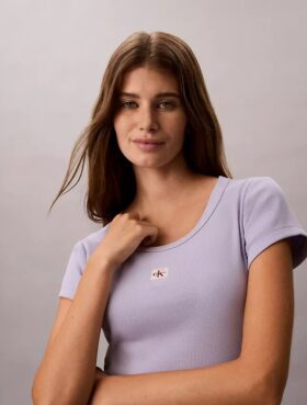Camiseta ajustada Monologo tejida