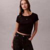 Camiseta ajustada Monologo tejida Camiseta ajustada Monologo tejida