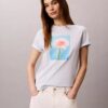 Camiseta clásica con estampado de margaritas Camiseta clásica con estampado de margaritas