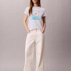 Camiseta clásica con estampado de margaritas Camiseta clásica con estampado de margaritas