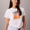 Camiseta clásica con estampado de puesta de sol Camiseta clásica con estampado de puesta de sol