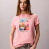 Camiseta clásica con estampado floral Camiseta clásica con estampado floral