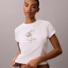 Camiseta clásica con estampado floral Camiseta clásica con estampado floral