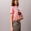 Camiseta clásica con estampado floral Camiseta clásica con estampado floral