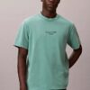 Camiseta clásica con estampado gráfico y lavado ácido Camiseta clásica con estampado gráfico y lavado ácido