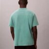 Camiseta clásica con estampado gráfico y lavado ácido Camiseta clásica con estampado gráfico y lavado ácido
