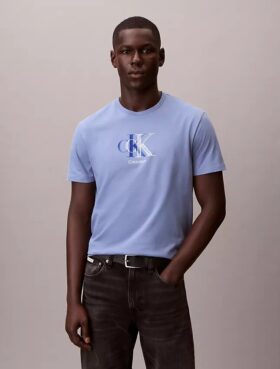Camiseta clásica con gráfico de doble Monogram