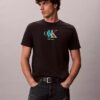 Camiseta clásica con gráfico de doble Monogram Camiseta clásica con gráfico de doble Monogram