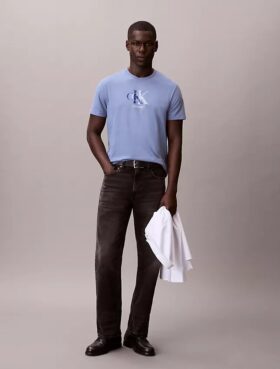Camiseta clásica con gráfico de doble Monogram